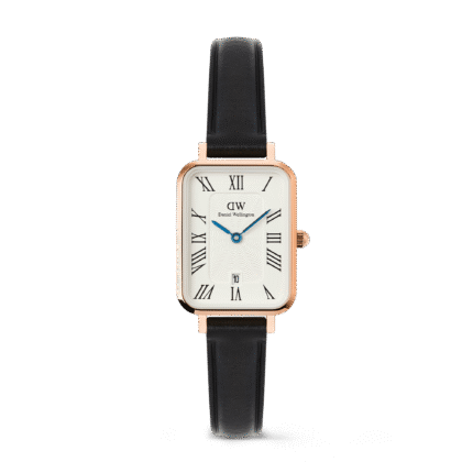 Quadro Roman Numerals Date Sheffield Rose Gold